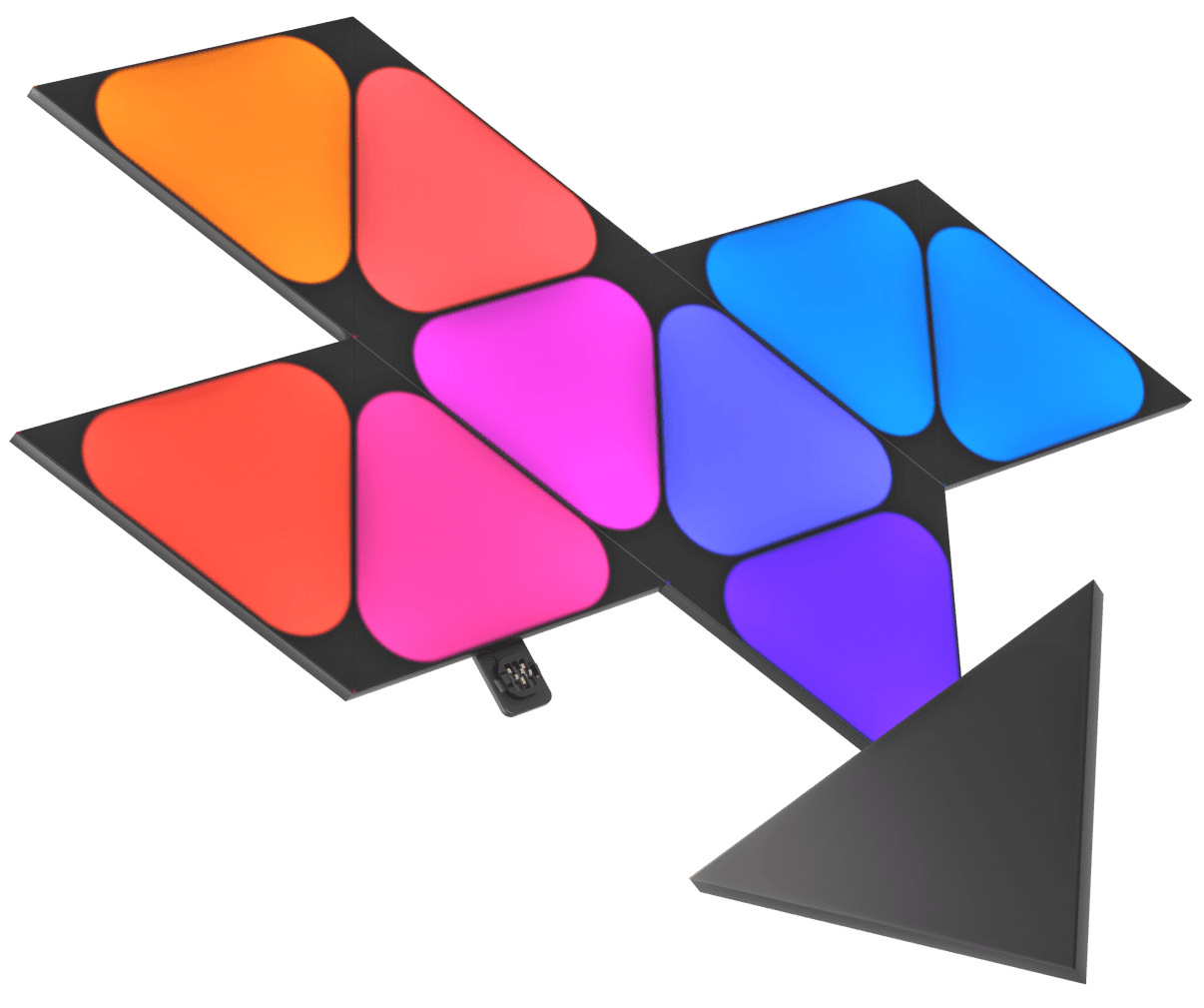 Nanoleaf Shapes Black Mini Triangles