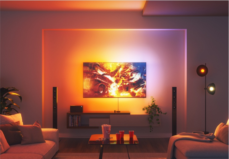 Nanoleaf 4D Screen Mirror + Lightstrip Kit (TVs & Monitors Up to  