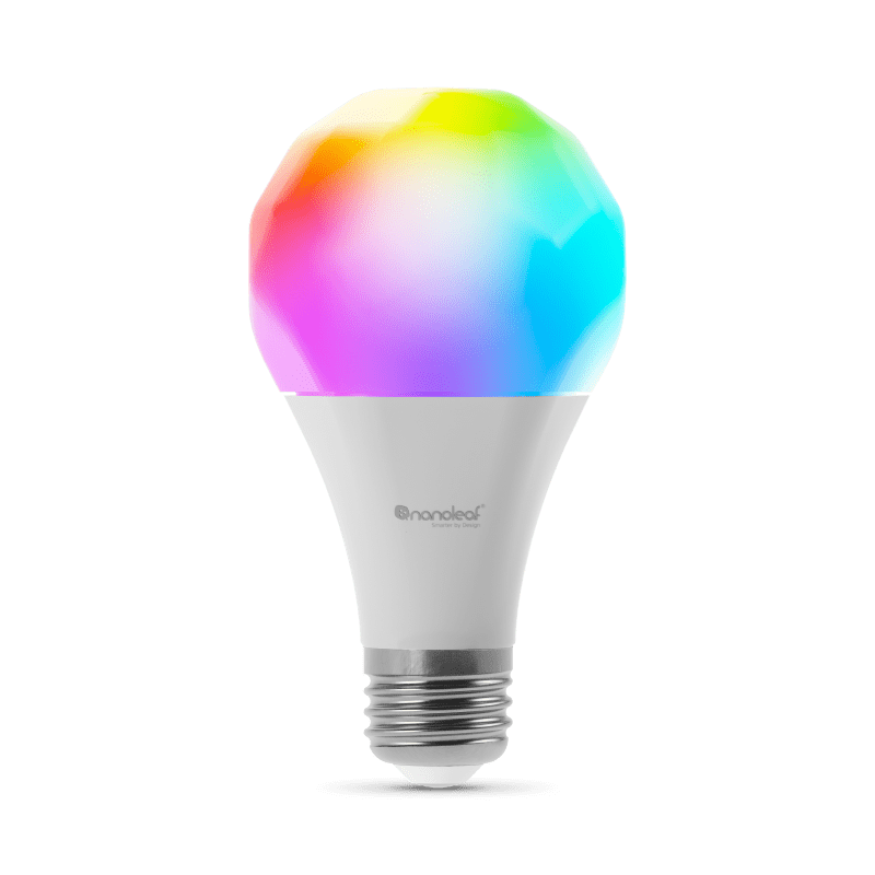 Nanoleaf Essentials Thread enabled color changing smart light bulb. 1 pack. Similar to Wyze. HomeKit, Google Assistant, Amazon Alexa, IFTTT.