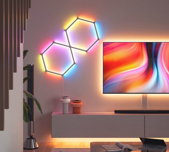 Led tiles store nanoleaf