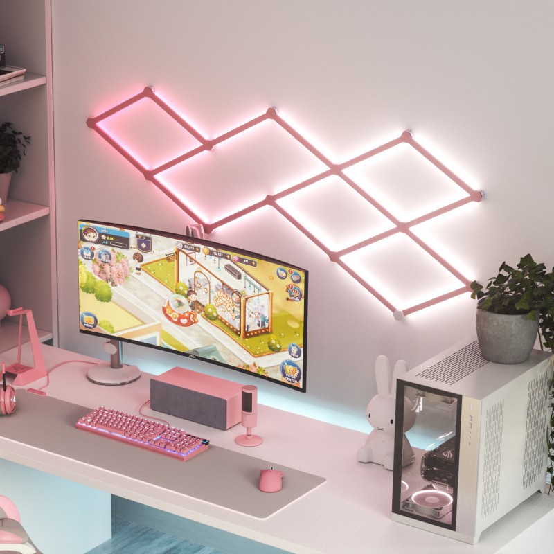 Lines 60 Degrees Starter Kit with Pink Skins (18 Lines