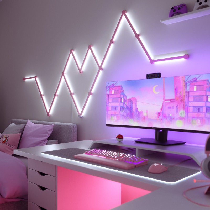 Lines 60 Degrees Starter Kit with Pink Skins (18 Lines