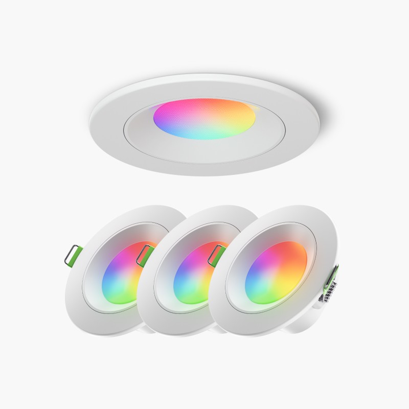 Nanoleaf Essentials Thread enabled color changing smart light bulbs. 4 pack. Similar to Wyze. HomeKit, Google Assistant, Amazon Alexa, IFTTT.