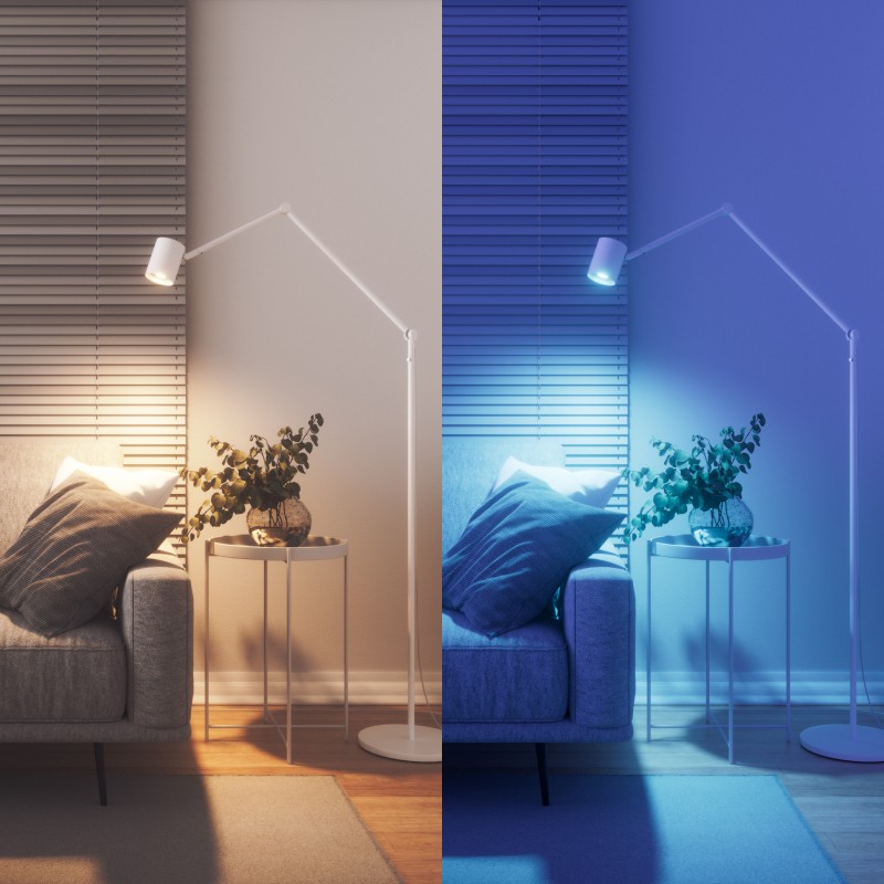 Nanoleaf Essentials Thread enabled color changing smart light bulbs. Similar to Wyze. HomeKit, Google Assistant, Amazon Alexa, IFTTT.
