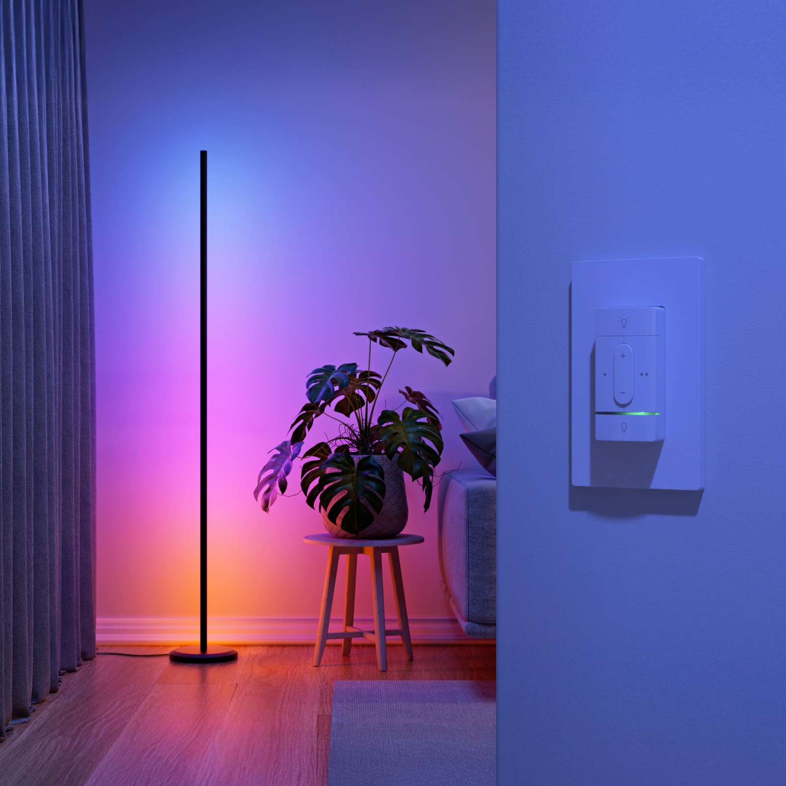 Sense+ Wireless Switch with Floor Lamp